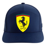 Gorra Racing Ferrari 5 Paneles Premiun Blue Xv