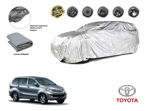 Funda Car Cover Afelpada Premium Toyota Avanza 1.5l 2015