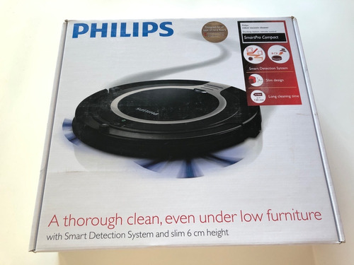 Aspiradora Robot Philips 6 Cm Altura Fc8710 Usada En Caja