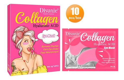 Parche Anti Ojeras Con Colágeno Y Ácido Hialurónico