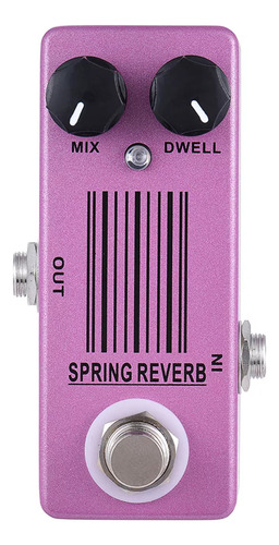 Pedal De Efectos Guitar Reverb Single Mini Spring Effect Ped
