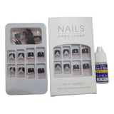 Press On Nails Reutilizables X 24 Pcs