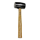 Martillo Maza Goma 700grs Cabo Madera Mota 56mm 