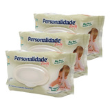 Kit 3 Toalhinhas Umedecidos Personalidade Baby 100 Promoção