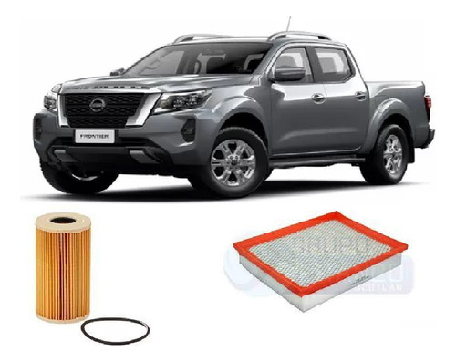 Kit 2 Filtros Fram Nissan Np300 Frontier 2.3 D M9t  20 A 23