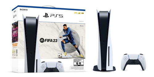 Sony Playstation 5 825gb Fifa 23 Bundle Color Blanco Y Negro