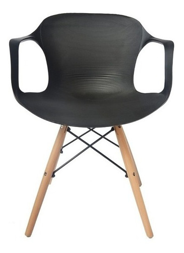 Silla Sillon Comedor Moderno Eames Jim Apoyabrazos X2 Envios