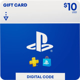 Gift Card Playstation Tarjeta Psn 10$ Digital Usa Ps4
