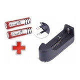 Cargador De Pilas Recargables + 2 Pila 3.7v Li-ion 18650