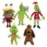 5pcs Christmas Grinch Muñeca Peluche Juguete Niños Regalo