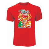 Camisetas Navidad Reno Papa Noel Pinguino Muñeco Adul Niño R