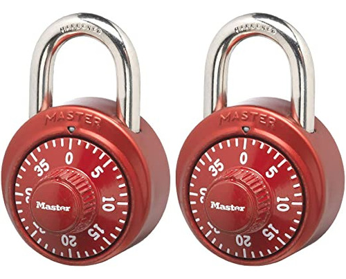 Candado De Combinación Master Lock 1530t Locker Lock, 2 Uni