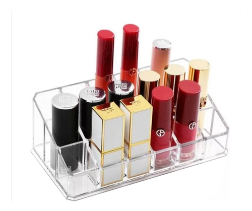 Organizador Maquillaje Clear Acrílico Maquillaje 18 Labiales