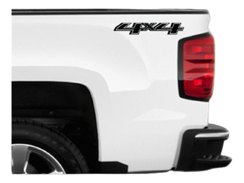 Calcas Sticker 4x4 Batea Compatible Con Silverado Sierra G1