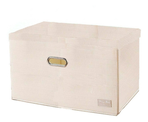 Caja Organizador Plegable Con Tapa Poliester 50x40 Tio Musa