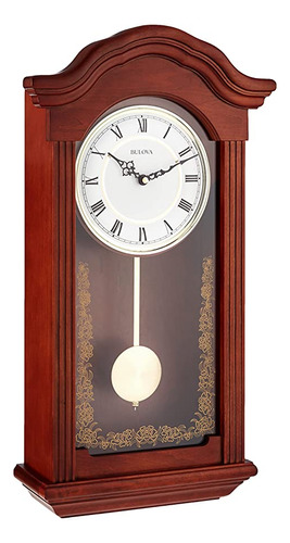 Bulova C - Reloj De Timbre De Baroneta, Color Caoba