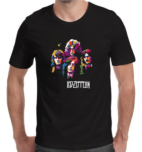 Playera De Led Zepellin Arte Rocker, Bandas De Rock Classic