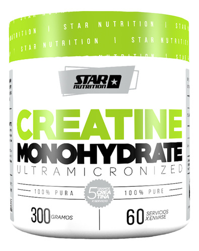 Suplemento En Polvo Star Nutrition  Creatine Monohydrate Creatina En Pote De 300g