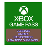 Xbox Game Pass Ultimate 3 Meses - Código De 25 Dígitos