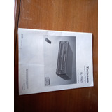 Manual Compactera Technics Sl-pd827