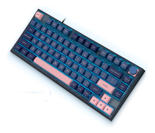 Teclado Mecánico Rgb Skyloong Gk75 Switch G Red - Deep Space