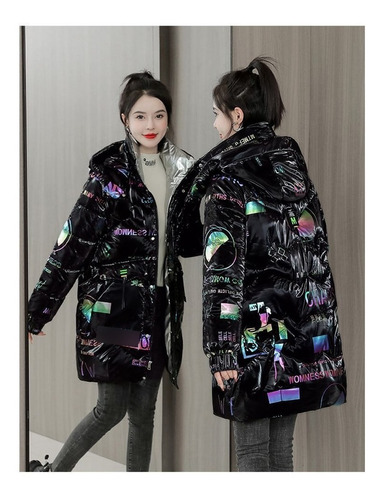 Campera Importada Mujer Abrigada Galaxia Unica Qilaixing