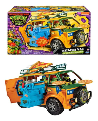 Tortugas Ninja Mutant Mayhem Camioneta Pizza Van 83468