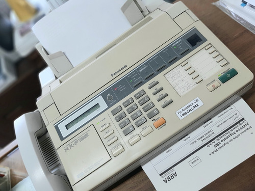Fax Panasonic Kx-f195 + Regalo 3 Rollos Fax Alta Sensibilid