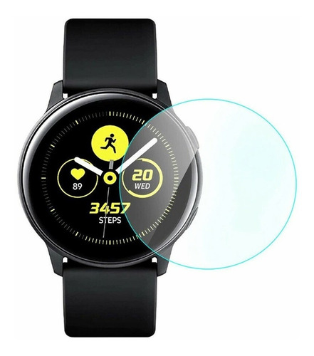 2 Micas De Cristal Templado Premium Para Galaxy Watch Active