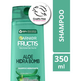 Garnier Shampoo Hidratación Aloe Hidra Bomb Fructis 350ml