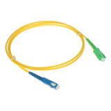 Patch Cord Fibra Optica Sc/upc Sc/apc Sm 2 Mts X100 Unid