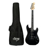 Guitarra Strato Seven Sgt-207 C/ Bag Bk/wh