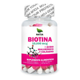 Biotina 10,000 Mcg Con Acido Hialuronico Y Colageno 100 Caps