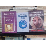 Lote X 3 1984 Rebelion En L Granja Mundo Feliz Orwell Huxley, De Orwell - Huxley. Editorial Arenal En Español