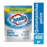 Ultra Quitamanchas Ropa En Polvo Ayudín Ropa Blanca 450 Gr