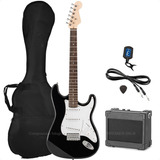 Combo Guitarra Electrica Rock + Ampli + Accesorios Completos