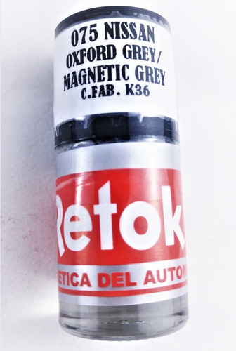 Pintura Retoke Nissan Oxford Grey Magnetic Grey C. Fab. K36