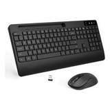 Combo De Teclado Y Mouse Inalámbricos, Juego De Mouse Inalám