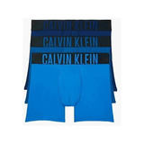 Calvin Klein Pack 3 Boxers Algodon Suave Microfibra Azul S