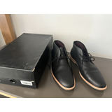 Zapatos Botitas Tascani Cuero Negro 41 Hombre