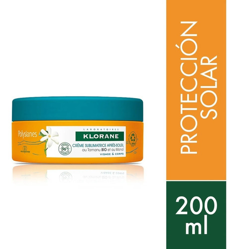 Klorane Tamanu Bio Polysianes Crema Reparadora Post Solar 