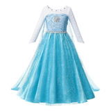 Disfraz Vestido Princesa Elsa Frozen. Halloween