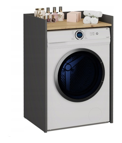 Mueble Moderno Lavarropas Lavadero  Baño Organizador Lm-015