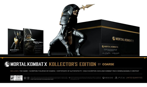 Mortal Kombat X Kollectors Edition By Coarse Ps4