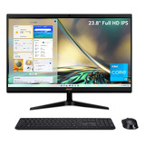 Acer Aspire C24-1700-ua91 Aio Desktop | 23.8 Full Hd Ips Display | 12th Gen Intel Core I3-1215u | Intel Uhd Graphics | 8gb Ddr4 | 512gb Nvme M.2 Ssd | Intel Wireless Wi-fi 6 | Windows 11 Home