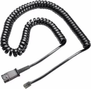 Cable Plantronics 26716-01 Para Diadema, Con Plug - Rj-11 