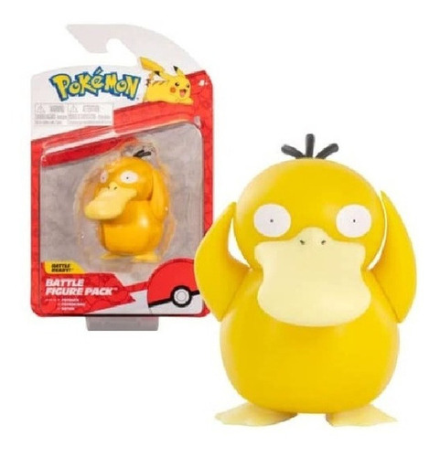 Pokemon Battle Figure Psyduck 8cm Battle Figure Pack Jazwares Articulado