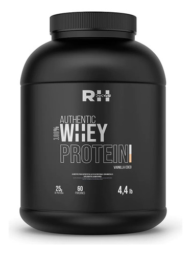 Proteina 100% Whey Protein 4,4lb 60 Sv Vainilla Coco - Rh45