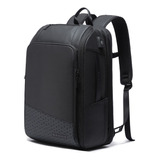 Mochila Bange Premium Impermeable Laptop Viaje Escolar Usb Color Negro