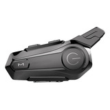 Moto Con Casco Bt Headset Impermeable